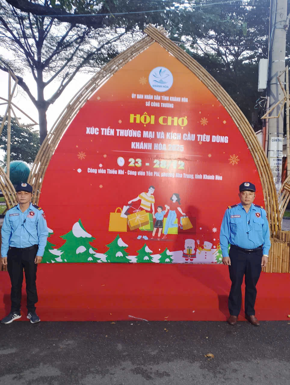 Bảo vệ Hội chợ Xúc tiến Thương mại Khánh Hòa 2025
